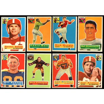 1956 Topps Football Lot of 28 Cards (17 Different) EX-MT