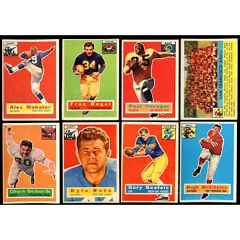 1956 Topps Football Starter Set (73 Cards) EX-MT