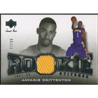 2007/08 Upper Deck Sweet Shot Rookie Stitches #JC Javaris Crittenton /99