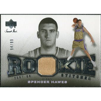 2007/08 Upper Deck Sweet Shot Rookie Stitches #SH Spencer Hawes /99