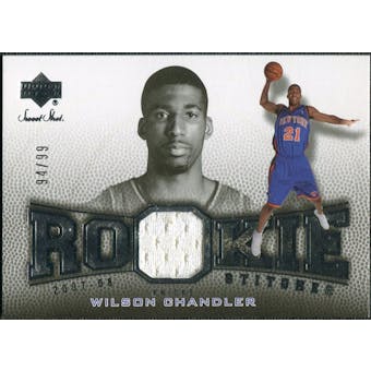 2007/08 Upper Deck Sweet Shot Rookie Stitches #WC Wilson Chandler /99