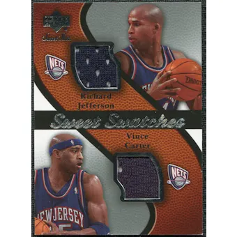 2007/08 Upper Deck Sweet Shot Sweet Swatches Dual #CJ Richard Jefferson Vince Carter