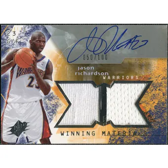 2004/05 Upper Deck SPx Winning Materials Autographs #JA Jason Richardson /100