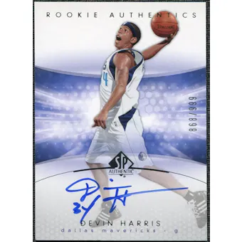 2004/05 Upper Deck SP Authentic #183 Devin Harris RC Autograph /999