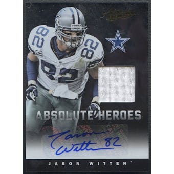 2012 Absolute #6 Jason Witten Absolute Heroes Materials Jersey Auto #06/10