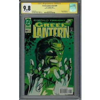 Green Lantern #v3 #49 CGC 9.8 Ron Marz Signature Series (W) *1607203003*