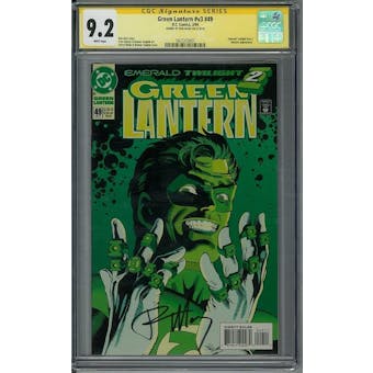 Green Lantern #v3 #49 CGC 9.2 Ron Marz Signature Series (W)