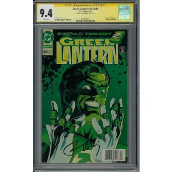 Green Lantern #v3 #49 CGC 9.4 Ron Marz Signature Series (W) *1607203011*