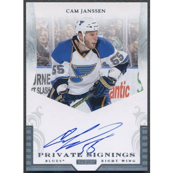 2011 Panini #JAN Cam Janssen Private Signings Auto #1/1