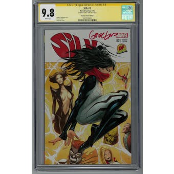 Silk #1 CGC 9.8 (W) Signed by Greg Land Dynamic Forces Edition *1607336002*