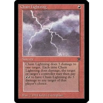 Magic the Gathering Legends Single Chain Lightning - NEAR MINT (NM)