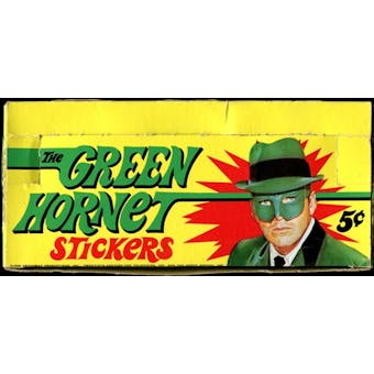 1966 Topps Green Hornet Stickers Wax Box