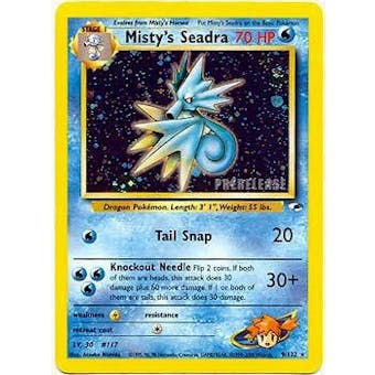 Pokemon Gym Heroes Single Misty's Seadra 9/132 - Prerelease