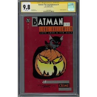 Batman: The Long Halloween #1 CGC 9.8 (W) Signed By Tim Sale *1609149002*