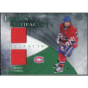 2010/11 Upper Deck Artifacts Frozen Artifacts Emerald #FASG Scott Gomez 9/15