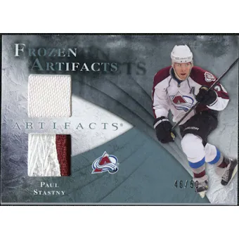 2010/11 Upper Deck Artifacts Frozen Artifacts Jersey Patch Blue #FAPS Paul Stastny /50