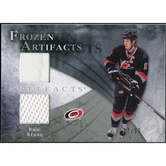 2010/11 Upper Deck Artifacts Frozen Artifacts Silver #FAES Eric Staal 7/50