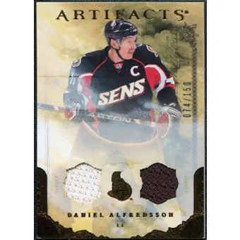 2010/11 Upper Deck Artifacts Jerseys Bronze #77 Daniel Alfredsson /150