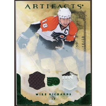 2010/11 Upper Deck Artifacts Jerseys Patches Emerald #83 Mike Richards /50