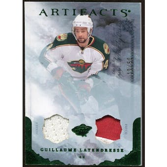 2010/11 Upper Deck Artifacts Jerseys Patches Emerald #100 Guillaume Latendresse /50