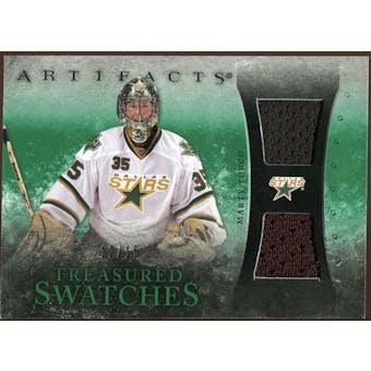 2010/11 Upper Deck Artifacts Treasured Swatches Emerald #TSMT Marty Turco 12/15