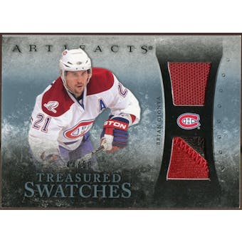 2010/11 Upper Deck Artifacts Treasured Swatches Jersey Patch Blue #TSBG Brian Gionta /50