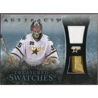 2010/11 Upper Deck Artifacts Treasured Swatches Jersey Patch Blue #TSMT Marty Turco /50