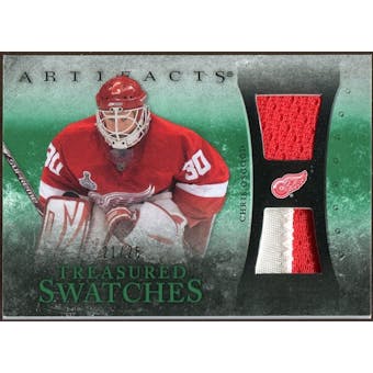 2010/11 Upper Deck Artifacts Treasured Swatches Jersey Patch Emerald #TSCO Chris Osgood 21/25