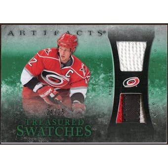 2010/11 Upper Deck Artifacts Treasured Swatches Jersey Patch Emerald #TSES Eric Staal 24/25