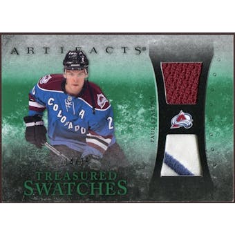 2010/11 Upper Deck Artifacts Treasured Swatches Jersey Patch Emerald #TSPS Paul Stastny 14/25