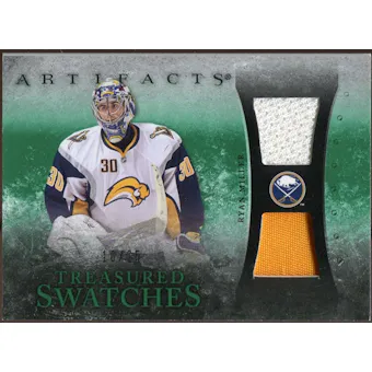 2010/11 Upper Deck Artifacts Treasured Swatches Jersey Patch Emerald #TSRM Ryan Miller 16/25