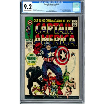 Captain America #100 CGC 9.2 (OW-W) *1616640002*