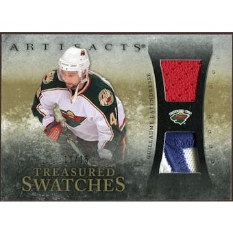 2010/11 Upper Deck Artifacts Treasured Swatches Jersey Patch Gold #TSGL Guillaume Latendresse 11/15