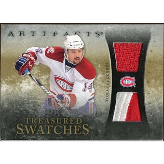 2010/11 Upper Deck Artifacts Treasured Swatches Jersey Patch Gold #TSTP Tomas Plekanec 13/15