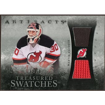 2010/11 Upper Deck Artifacts Treasured Swatches Silver #TSMB Martin Brodeur 42/50