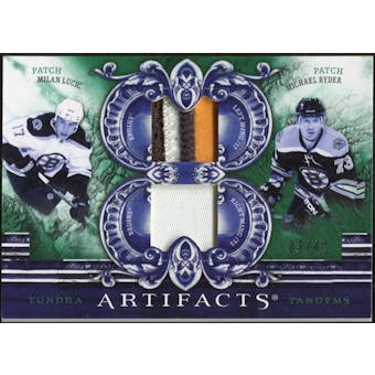2010/11 Upper Deck Artifacts Tundra Tandems Patches Emerald #TT2BOS Milan Lucic/Michael Ryder 3/40