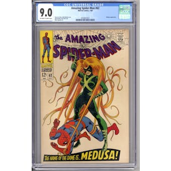 Amazing Spider-Man #62 CGC 9.0 (OW-W) *1618337021*