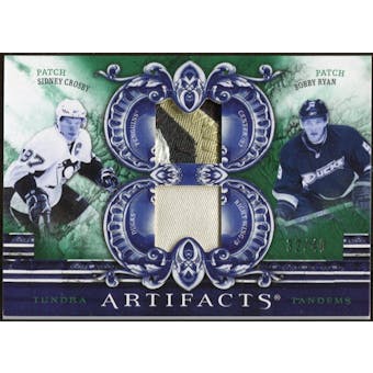 2010/11 Upper Deck Artifacts Tundra Tandems Patches Emerald #TT22005 Sidney Crosby/Bobby Ryan 32/40