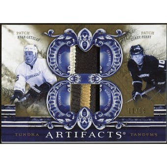 2010/11 Upper Deck Artifacts Tundra Tandems Patches Gold #TT2ANA Ryan Getzlaf/Corey Perry 11/15
