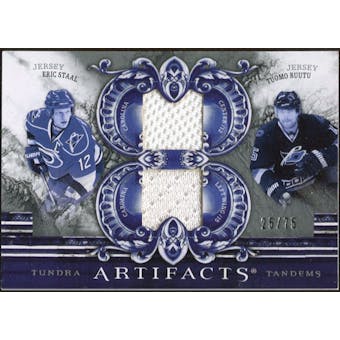 2010/11 Upper Deck Artifacts Tundra Tandems Silver #TT2CANES Tuomo Ruutu/Eric Staal 25/75