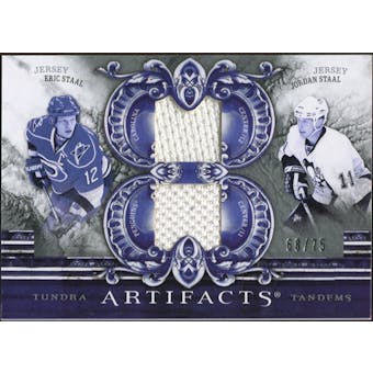 2010/11 Upper Deck Artifacts Tundra Tandems Silver #TT2STAAL Jordan Staal/Eric Staal /75