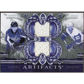 2010/11 Upper Deck Artifacts Tundra Tandems Silver #TT2SWEDE Nicklas Backstrom/Johan Franzen 33/75