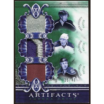 2010/11 Upper Deck Artifacts Tundra Trios Patches Emerald #TT3LAK Drew Doughty/Jack Johnson/Ryan Smyth 15/40