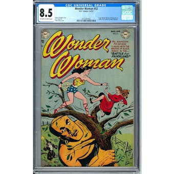 Wonder Woman #52 CGC 8.5 (OW-W) *1619291002*