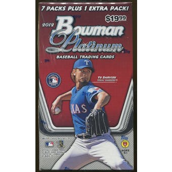2012 Bowman Platinum Baseball Blaster 8-Pack Box