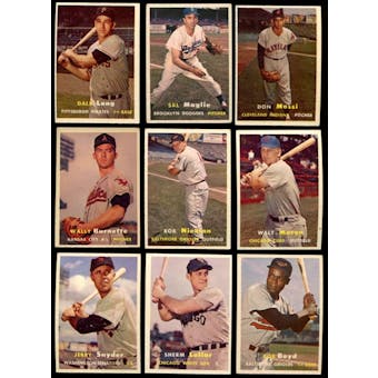 1957 Topps Baseball Starter Set (298 Cards) VG
