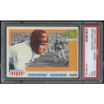 1955 Topps All American Football #66 Bruiser Kinard Rookie PSA 7 (NM) *9182