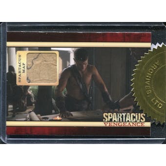 Spartacus Vengeance: Spartacus' Map Relic Card (Rittenhouse 2013)