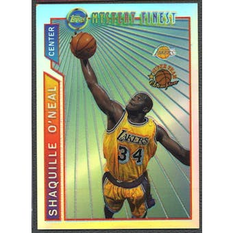 1996/97 Topps #M12 Shaquille O'Neal Mystery Finest Bordered Refractors