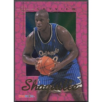 1995/96 Hoops #SV8 Shaquille O'Neal SkyView